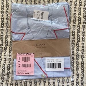 J.Crew Short Sleeve Pajama Set